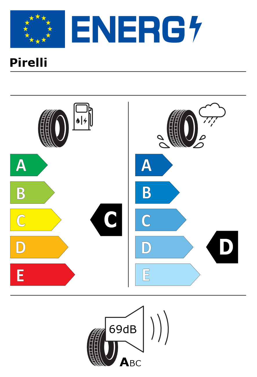 Etichetta energetica per Pneumatico PIRELLI 235/60 R17 106H WINTER ICE ZERO FRICTION M+S FR ICE XL
