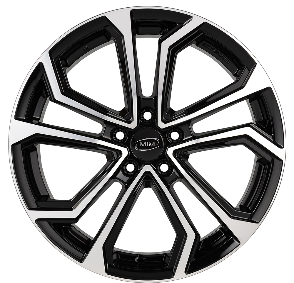 Cerchi in Lega MIM Esis Black Mirror 5 fori 16\" 6.5X16 ET45 5x112