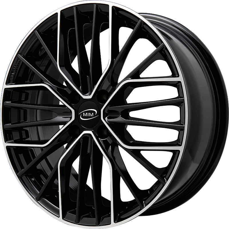 Cerchi in Lega MIM Anky4 Black Mirror 4 fori 16\" 6.5X16 ET20 4x108