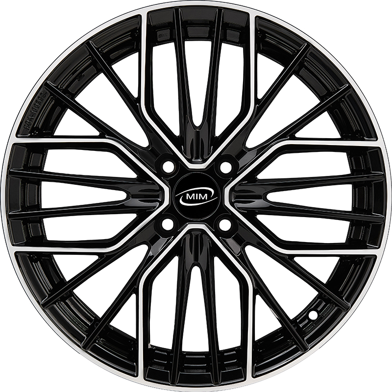 Cerchi in Lega MIM Anky4 Black Mirror 4 fori 16\" 6.5X16 ET20 4x108