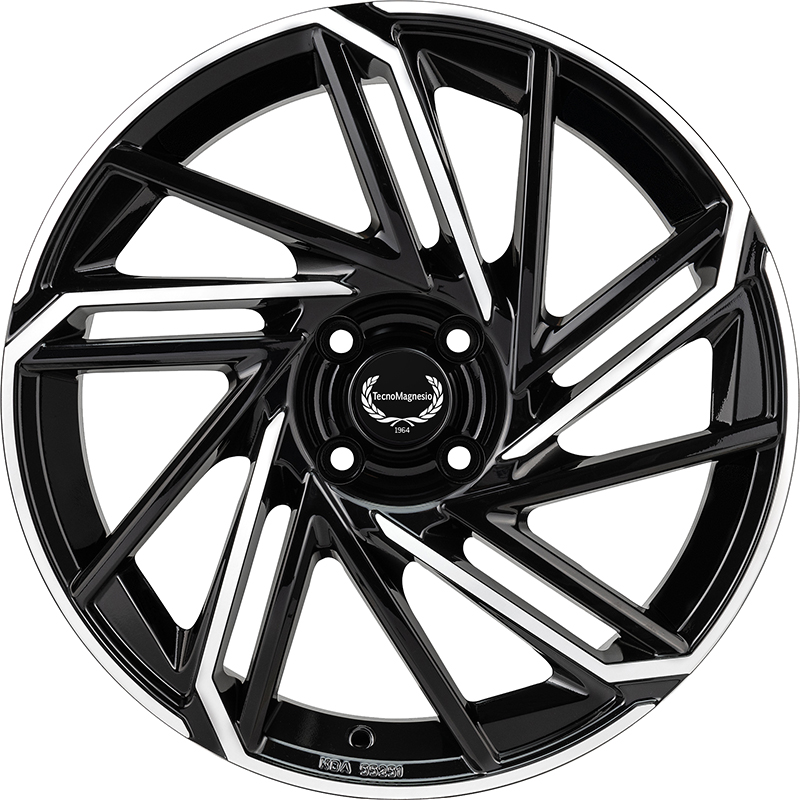 Cerchi in Lega TECNOMAGNESIO Epower Black Mirror 5 fori 17\" 7X17 ET34 5x112