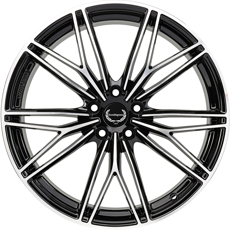 Cerchi in Lega TECNOMAGNESIO Motorsport Black Mirror 5 fori 20\" 8X20 ET46 5x112