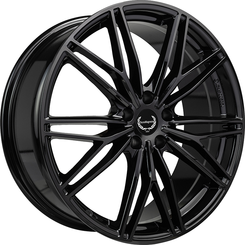 Cerchi in Lega TECNOMAGNESIO Motorsport Glossy Black 5 fori 20\" 8X20 ET46 5x112