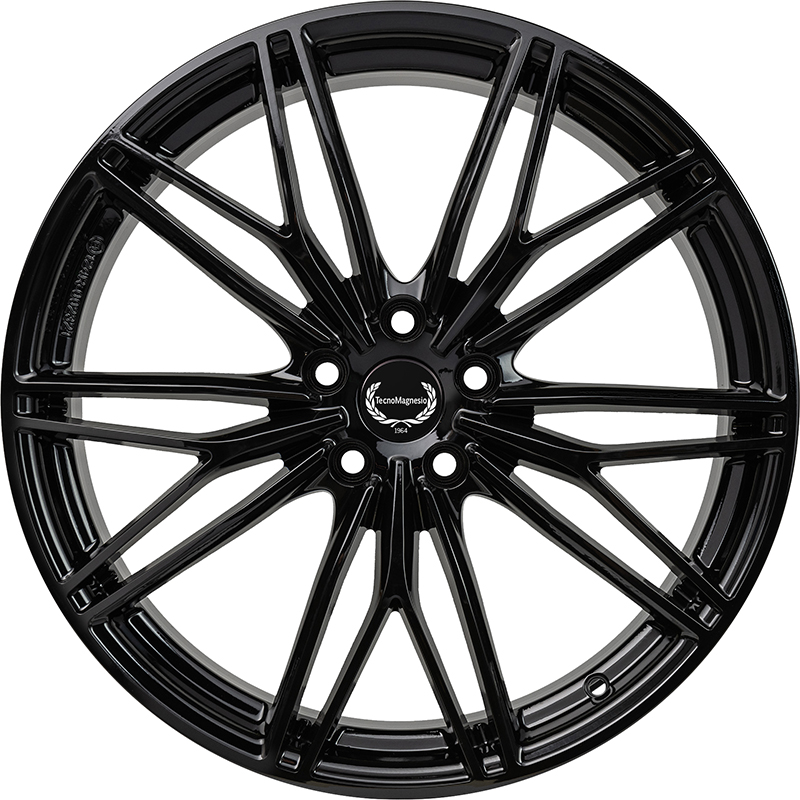 Cerchi in Lega TECNOMAGNESIO Motorsport Glossy Black 5 fori 20\" 8X20 ET46 5x112