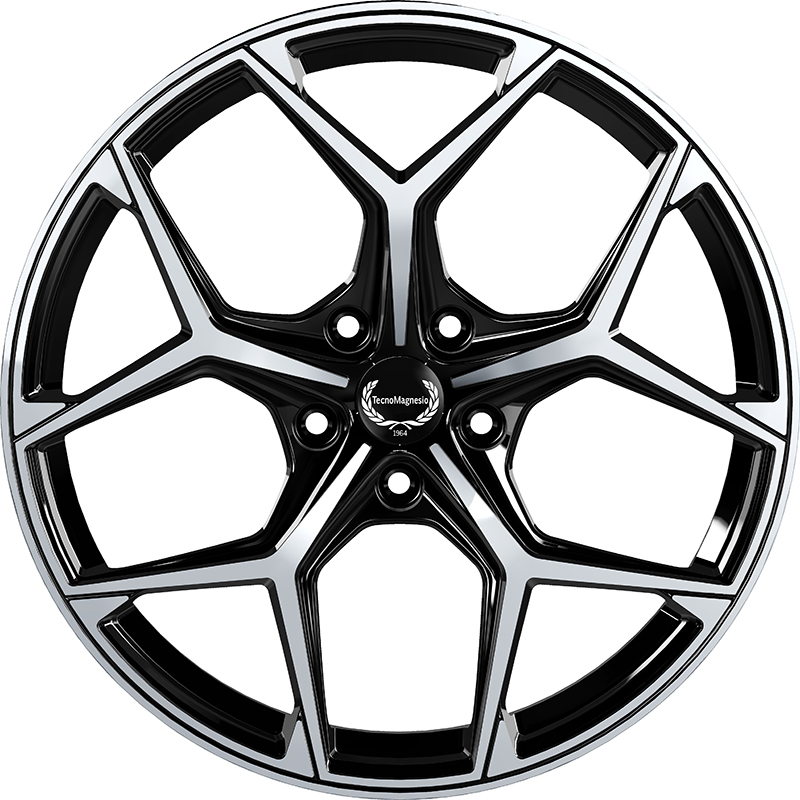 Cerchi in Lega TECNOMAGNESIO Tmg02 Black Mirror 5 fori 21\" 8.5X21 ET45 5x112