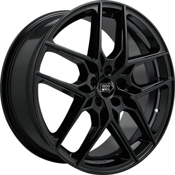 Cerchio MILLE MIGLIA Mm1004 Glossy Black 5 fori 17\" 7.5X17 ET45 5x112
