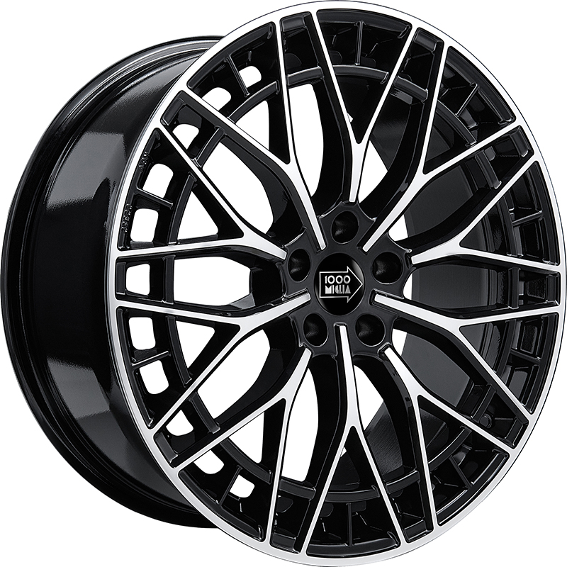 Cerchi in Lega MILLE MIGLIA Mm1005 Black Mirror 5 fori 19\" 8X19 ET30 5x112