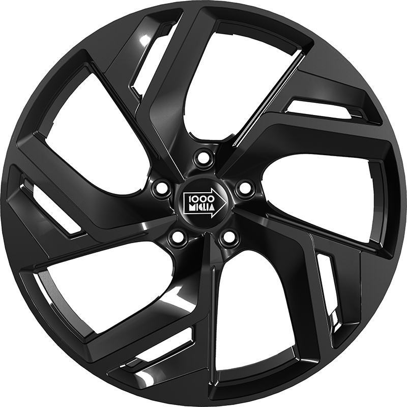 Cerchi in Lega MILLE MIGLIA Mm1031 Glossy Black 5 fori 18\" 7.5X18 ET45 5x108