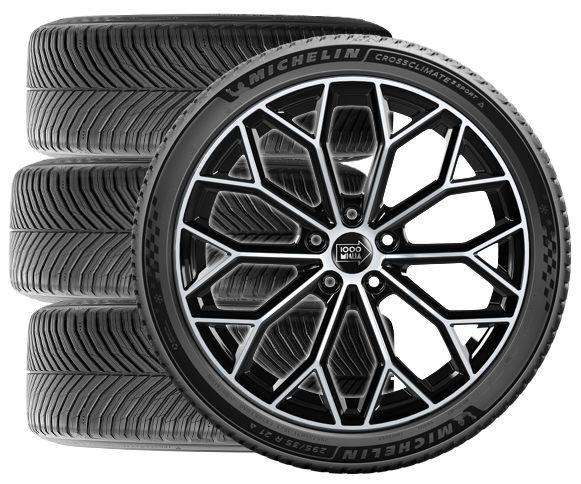 Cerchi in Lega MILLE MIGLIA Mm1030 Black Polished 5 fori 20\" 8.5X20 ET45 5x108