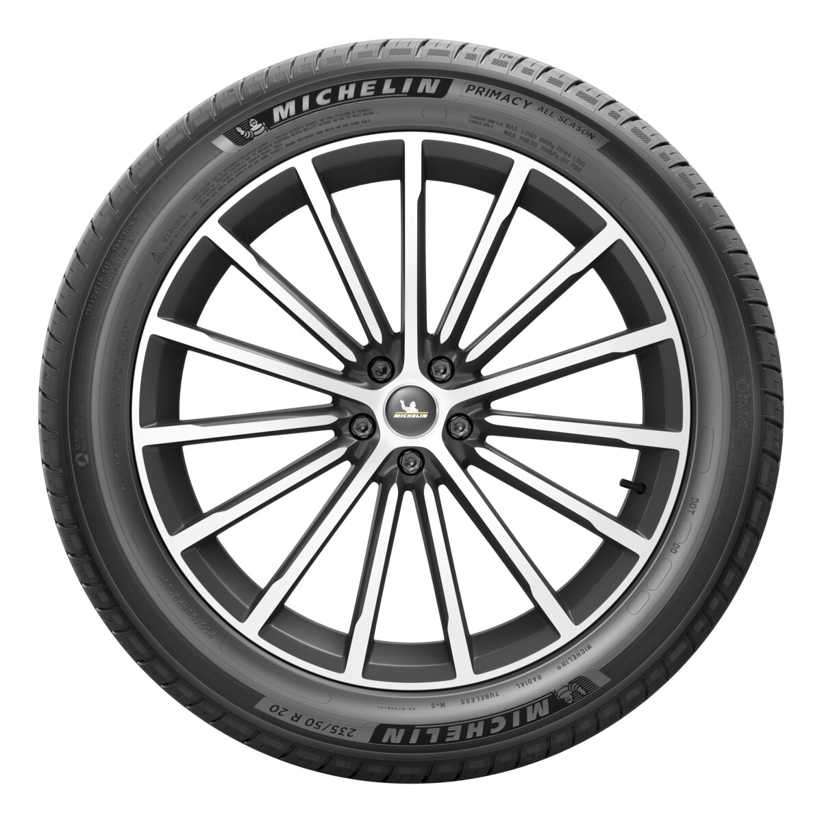 Vettura MICHELIN 285/45 R22 114Y PRIMACY ALL SEASON EV JLR LR M+S XL