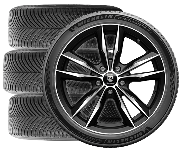 Cerchi in Lega MOMO WHEELS Reds Fast Nero Opaco Diamantato 5 fori 18\" 8X18 ET45 5x108