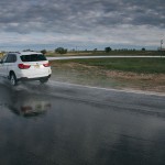 Test aquaplaning