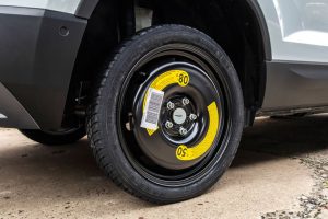 Ruotino di scorta test su strada